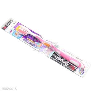 Plastic Bright Color Handle Audlt Toothbrush