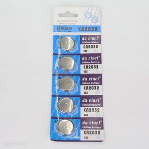 5 pieces button cell battery/lithium battery