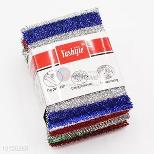 4Pieces/Set Household Kitchen Scouring Pad with Stripes