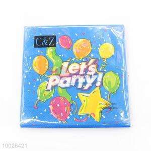 Colorful Balloon Pattern Napkin for Party