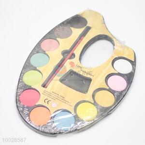 Top Quality 12-color Palette Set With Paintbrush