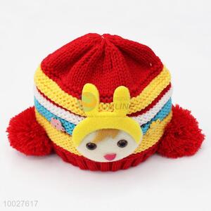 Winter Children Knitted Warm Cap Baby Hats