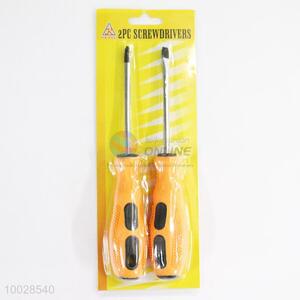 4Cun Screw Driver Suit with Black and Orange Handle, Two Types: Normal and Cross