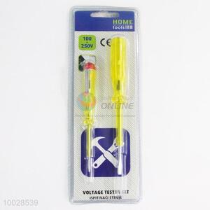 100-250V Electrical Test Pen with Yellow Handle