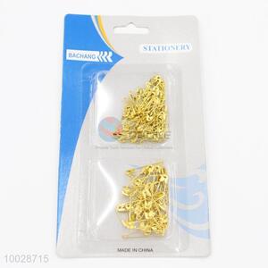 Golden safety pin set