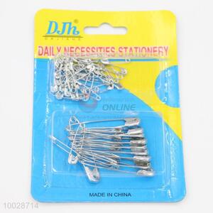 Good quality silver safety pin set