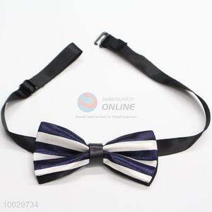 Children strip pattern bow tie