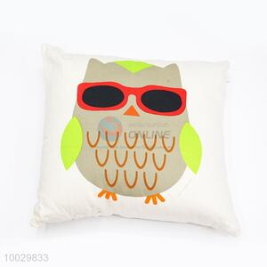 Cool Owl Pattern Square Pillow/Cuhsion