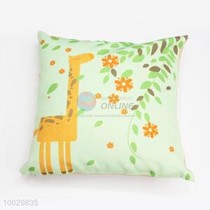 Giraffe Pattern Square Pillow/Cushion