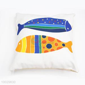 Fish Pattern Square Pillow/Cushion