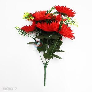 10 Heads Red Sunflower Decoration Artificial Flower/Home Decor Flower