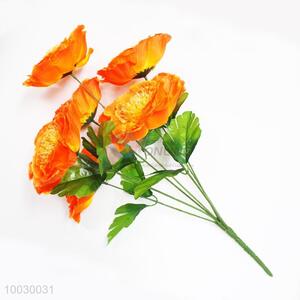 7 Heads Orange Peony Decoration Artificial Flower/Home Decor Flower