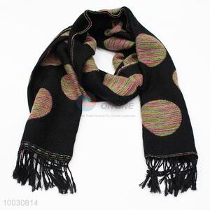 Wholesale High Quality Big Dot Wool Spinning Scarf