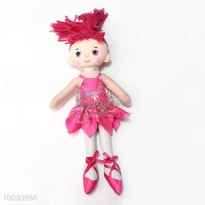 40cm kids rose red dress cloth doll toy