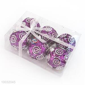 High Quality Purple Decoration Ball with Paillette