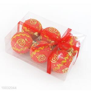 High Quality Red Decoration Ball with Paillette