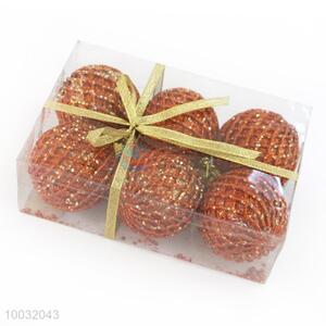 Competitive Price Orange Decoration Ball with Paillette