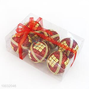 Wholesale Red&Orange Decoration Ball with Paillette