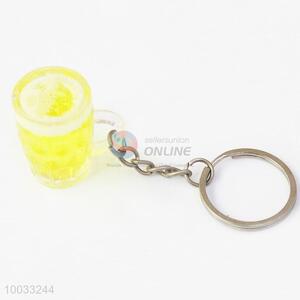 Cool ket chain key ring with beer cup pendant