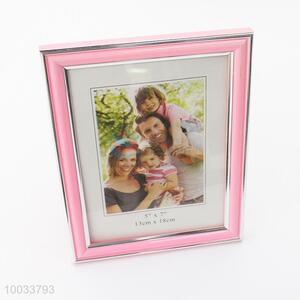 Pink 5*7 inch photo frame for home decoration
