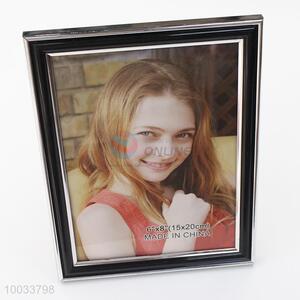 Black simple style 6*8 inch PVC photo frame