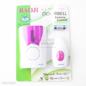 White&Purple Remote Control Wireless Doorbell