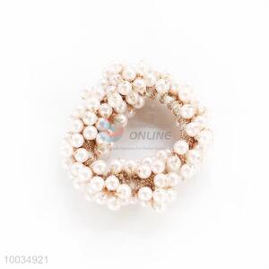 Hair Ring with Pearl Decoration for Ladies