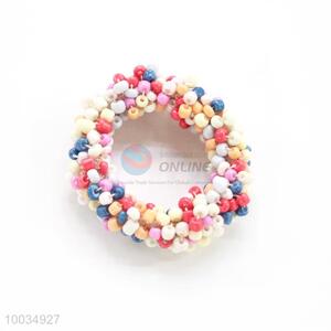 Colorful Bead Girls Hair Accessories Elastic Hair Band Hair Ring