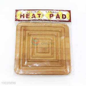 High Quality 17cm Square Bamboo Placemat/Heat Pad