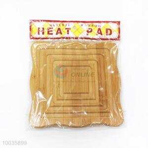 19.5cm Wave Border Bamboo Placemat/Heat Pad