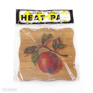 Wave Border Square Bamboo Placemat/Heat Pad