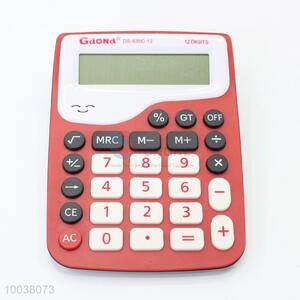 Wholesale red plastic electronic calculator