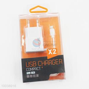 1A usb charger usb cable(1m) for iphone 6