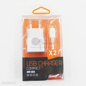 1A usb charger+usb cable(1m) for samsung