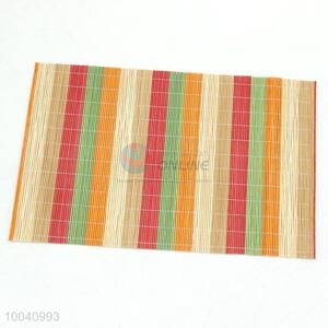2016 Hot sale colorful 45*30cm Rectangle bamboo placemat