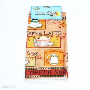microfiber printed dish cloth for home kitchen and restaurant