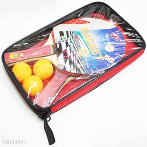 2pcs China Table Tennis Bats with Oxford Fabric Bag Set