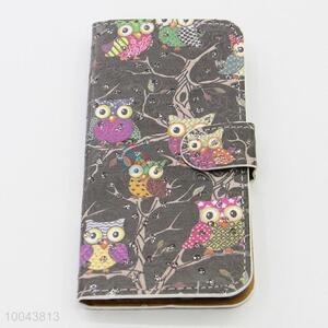 Wholesale Owls Printed Mobile Phone Shell for Iphone6 with Cover and Button