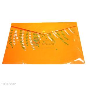 Orange File Bag File Folder A4 Buttoned Bag/folder/case