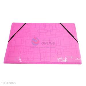 Pink Office Stationery Paper Bags A4 Waterproof File Bag