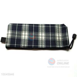 B5 Utility check shaped oxford fabric file bags with zipper