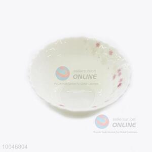 5inch Cherry Pattern Heat Resistant Opal Glassware Opal Glass Opal Soup Bowl