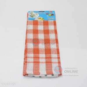 Good quality orange grid pattern cloth