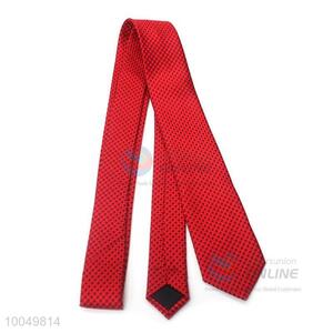 Newest hot sell red printing tie for men suit