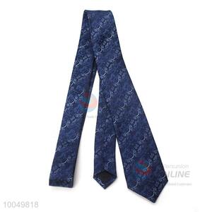 145*87cm Factory direct dark blue colour elegance tie polyester material for men