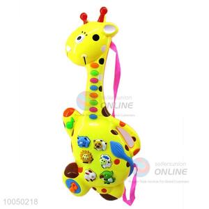 Yellow Giraffe Shaped Musical Toy