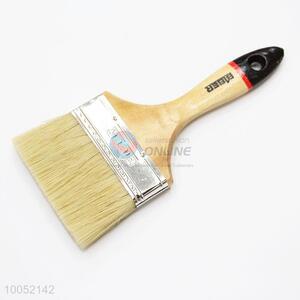 4inch flat long wooden handle high quality oil paint brush