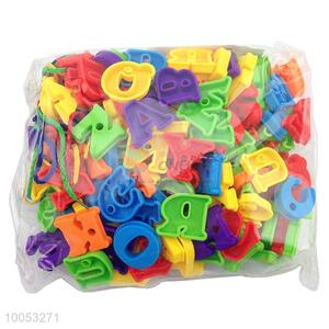 Wholesale Colourful Building Blocks Toys, Plastic Eucational DIY Letters