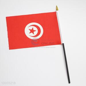 14*21cm Tunisia flag/hand signal flag