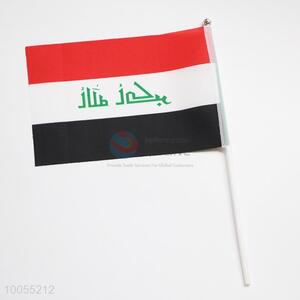Hot sale 14*21cm Iraq flag/hand signal flag